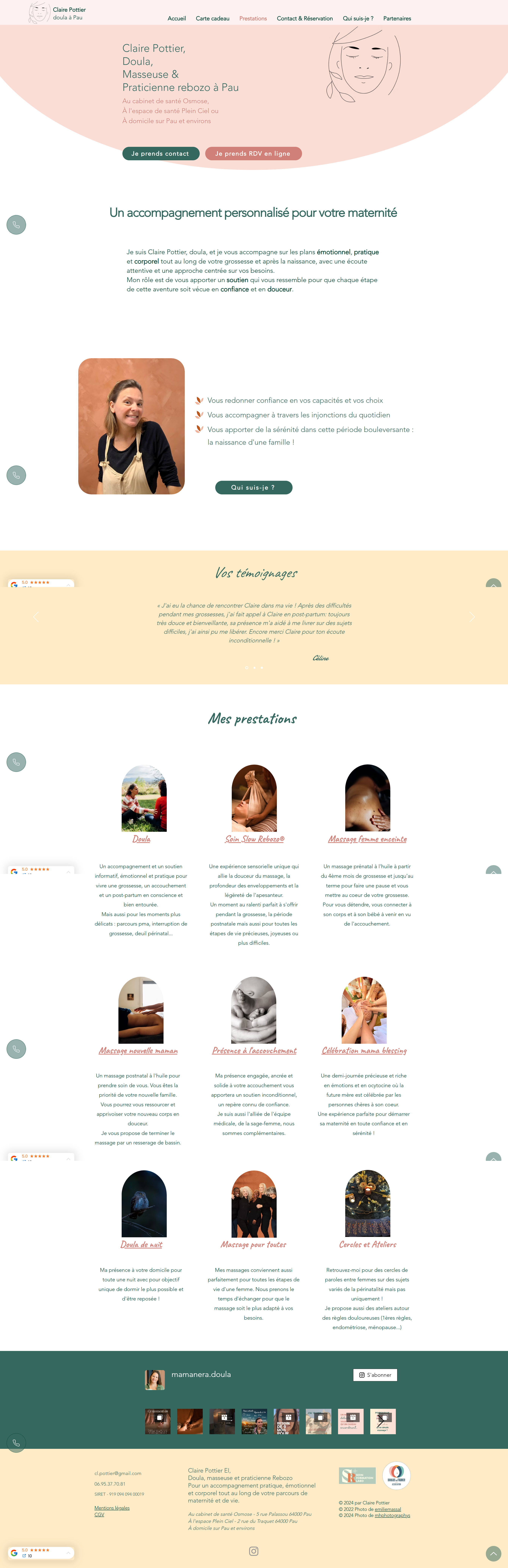 Ancien site Mamanera (clairedoula.fr) — desktop